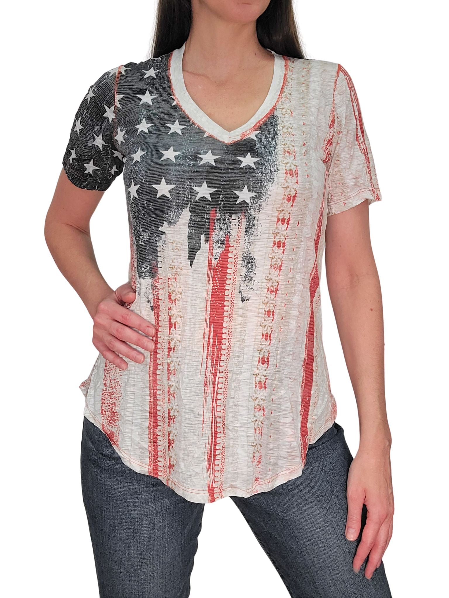 크러쉬드 프리덤 V넥