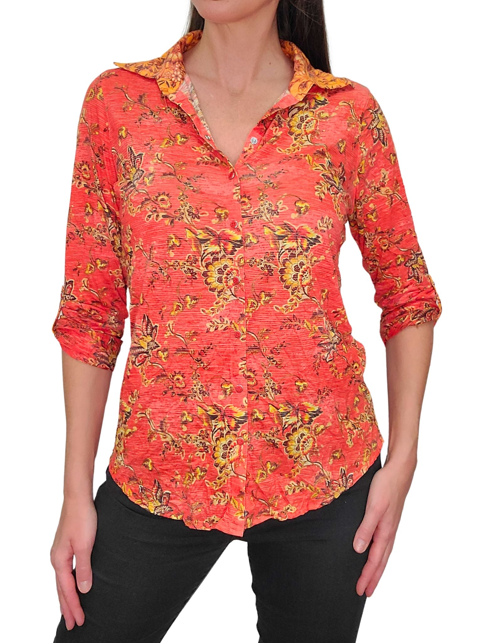 Crushed Orange Shirt