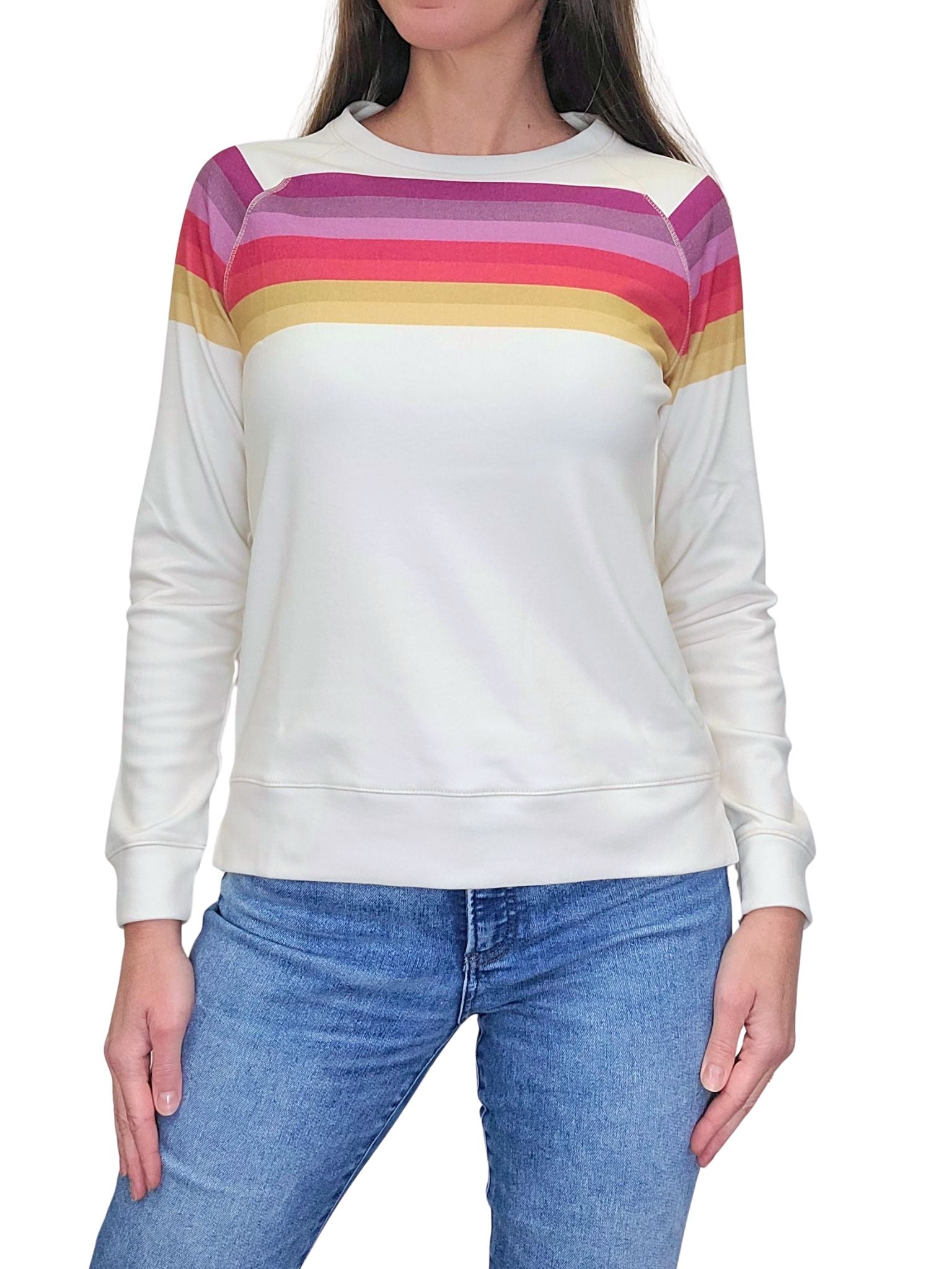 'Magenta' Raglan Sweatshirt - Final Sale (Slight Imperfections)