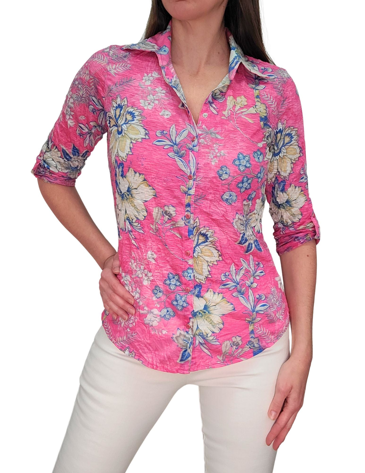 Crushed 'Azalea' Shirt