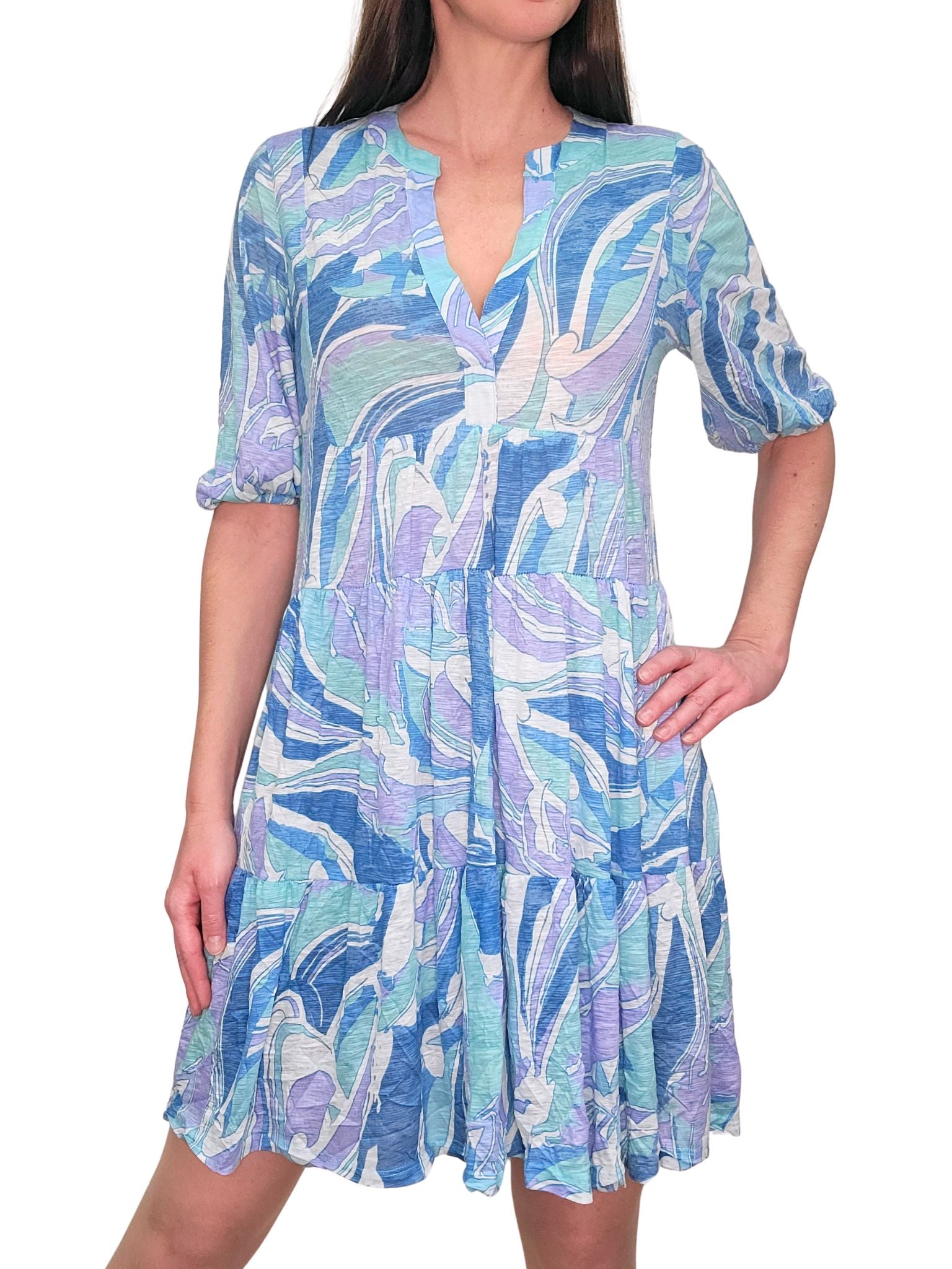 Zweistufiges Kleid „Maui“ in Crushed-Optik