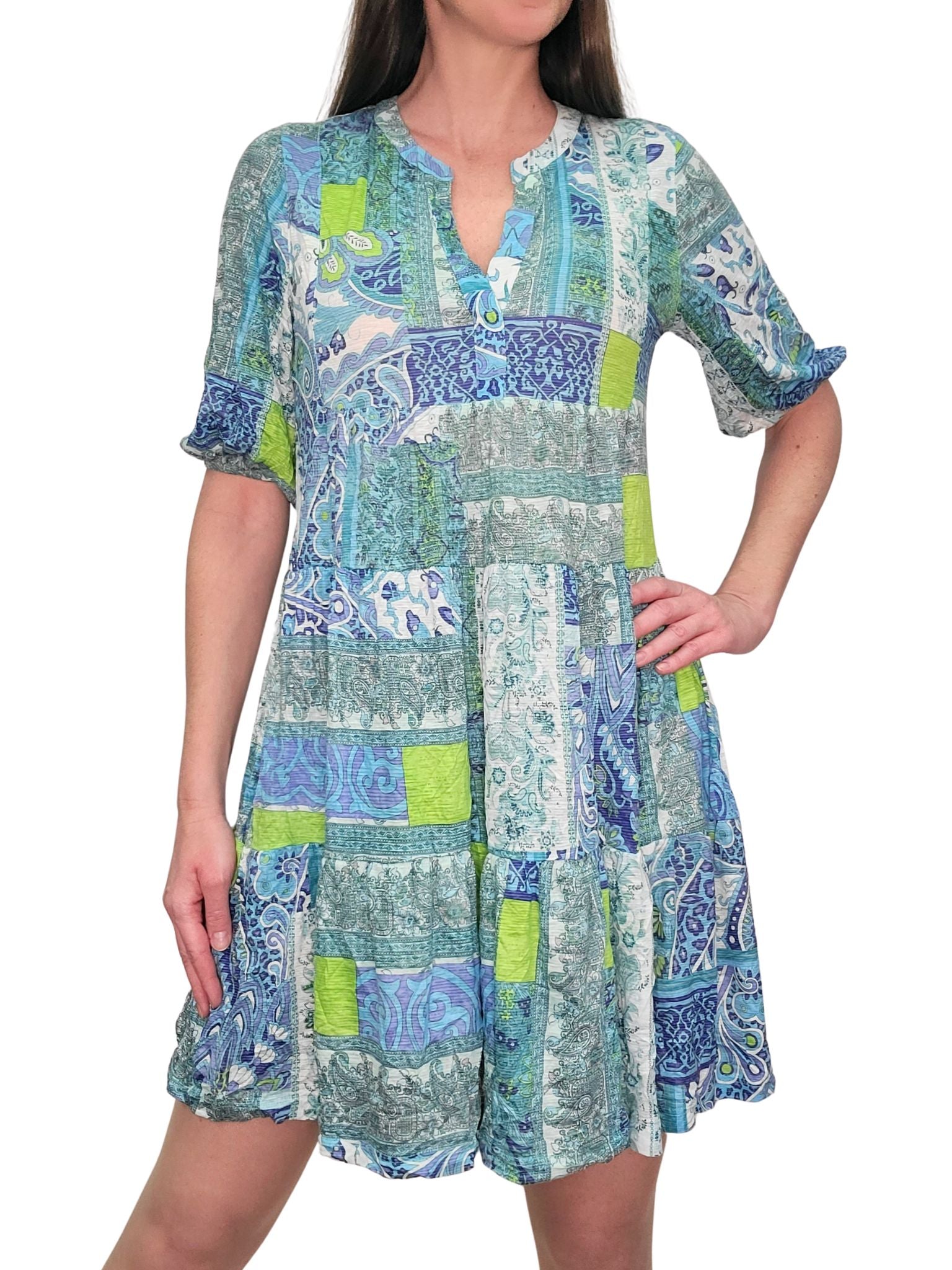 Zweistufiges Kleid „Maui“ in Crushed-Optik
