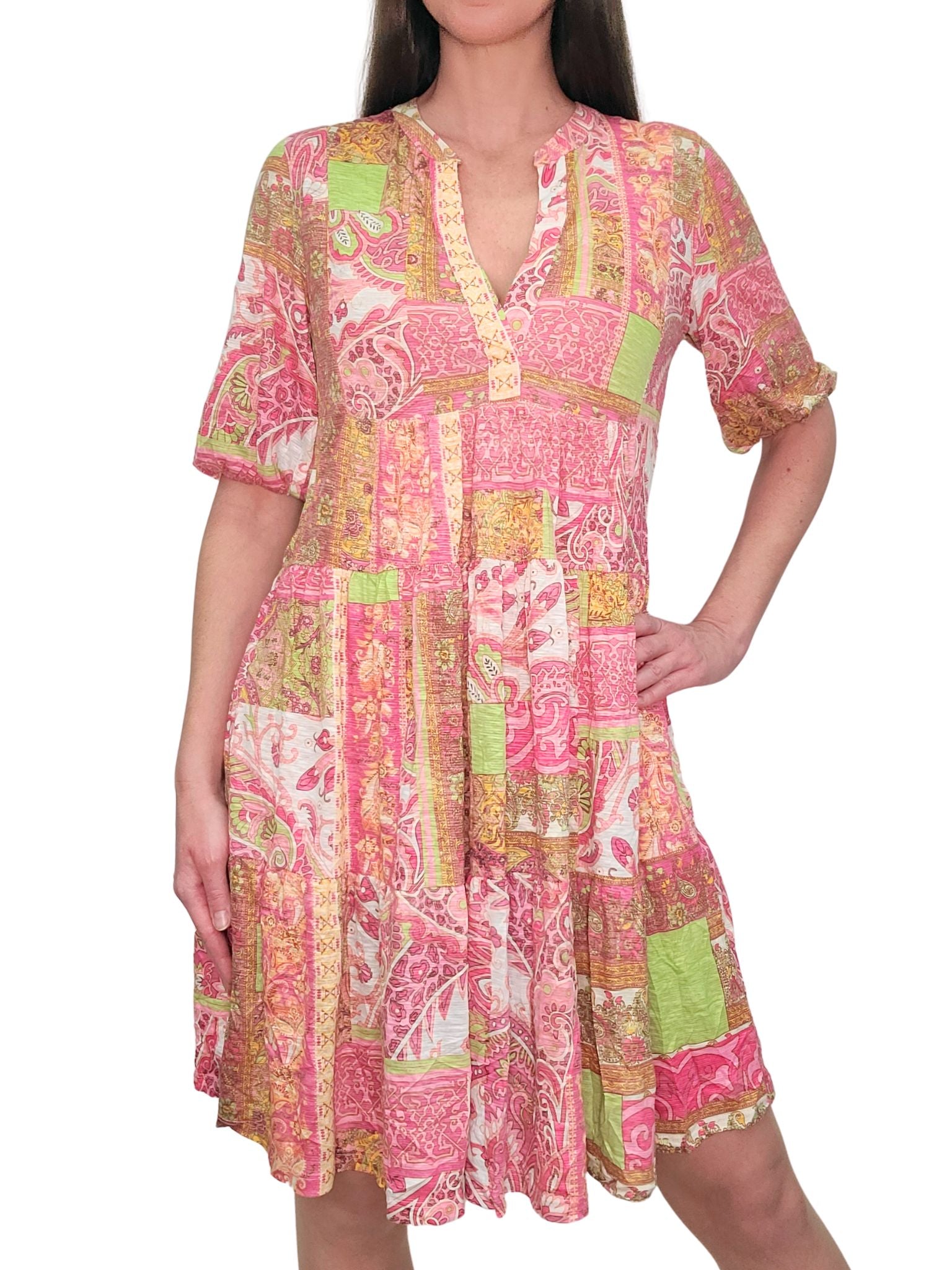 Zweistufiges Kleid „Maui“ in Crushed-Optik