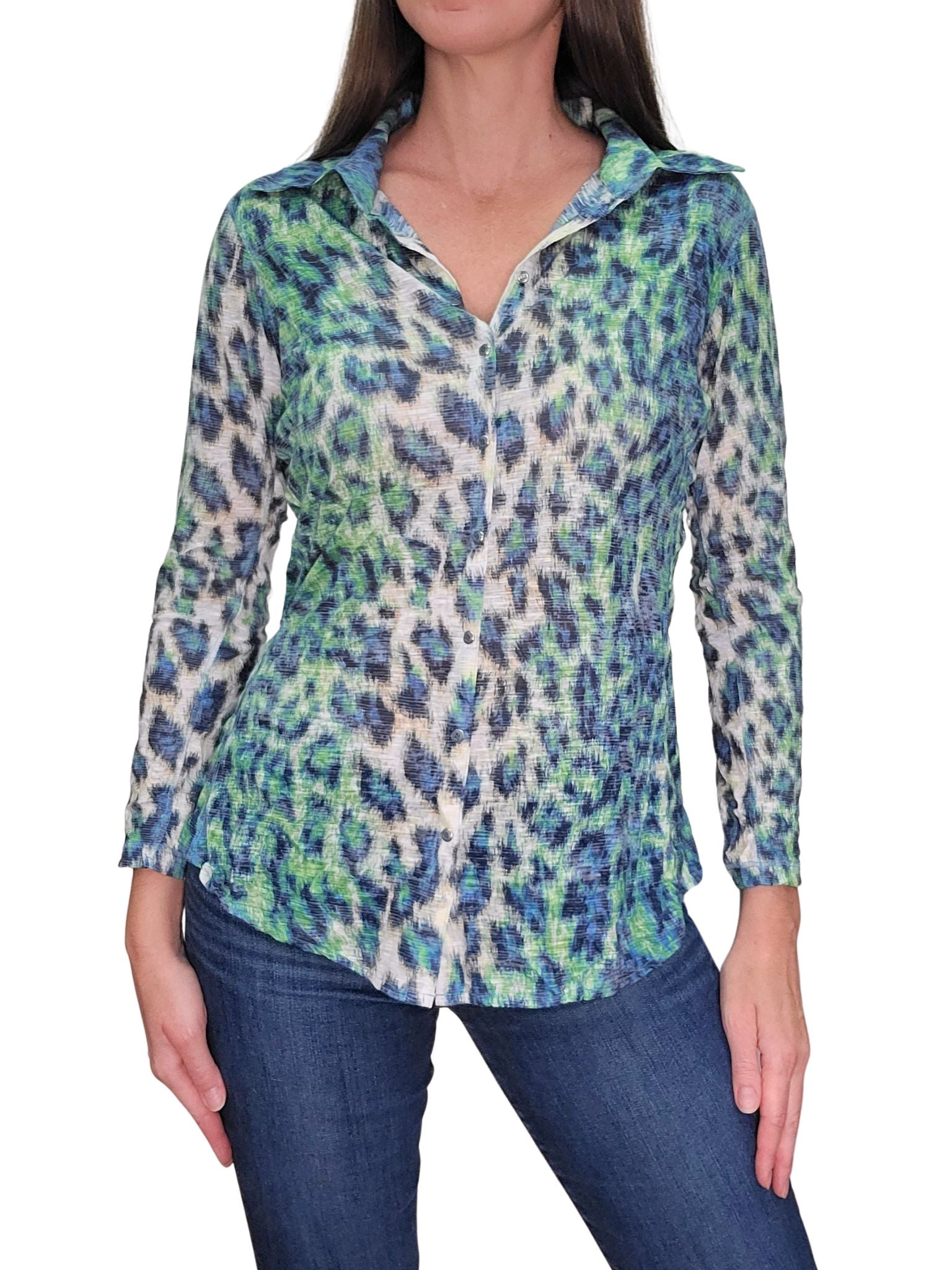 Crushed Long Sleeve 'Paw' Shirt