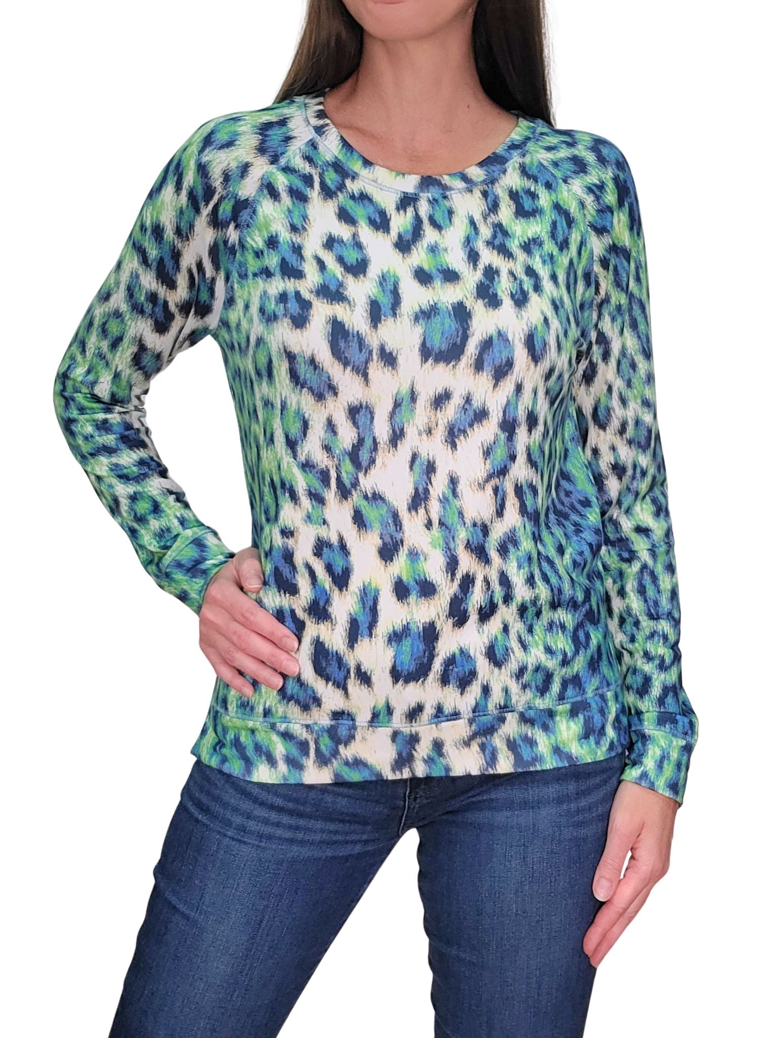 Long Sleeve 'Paw' Crew Neck Sweatshirt