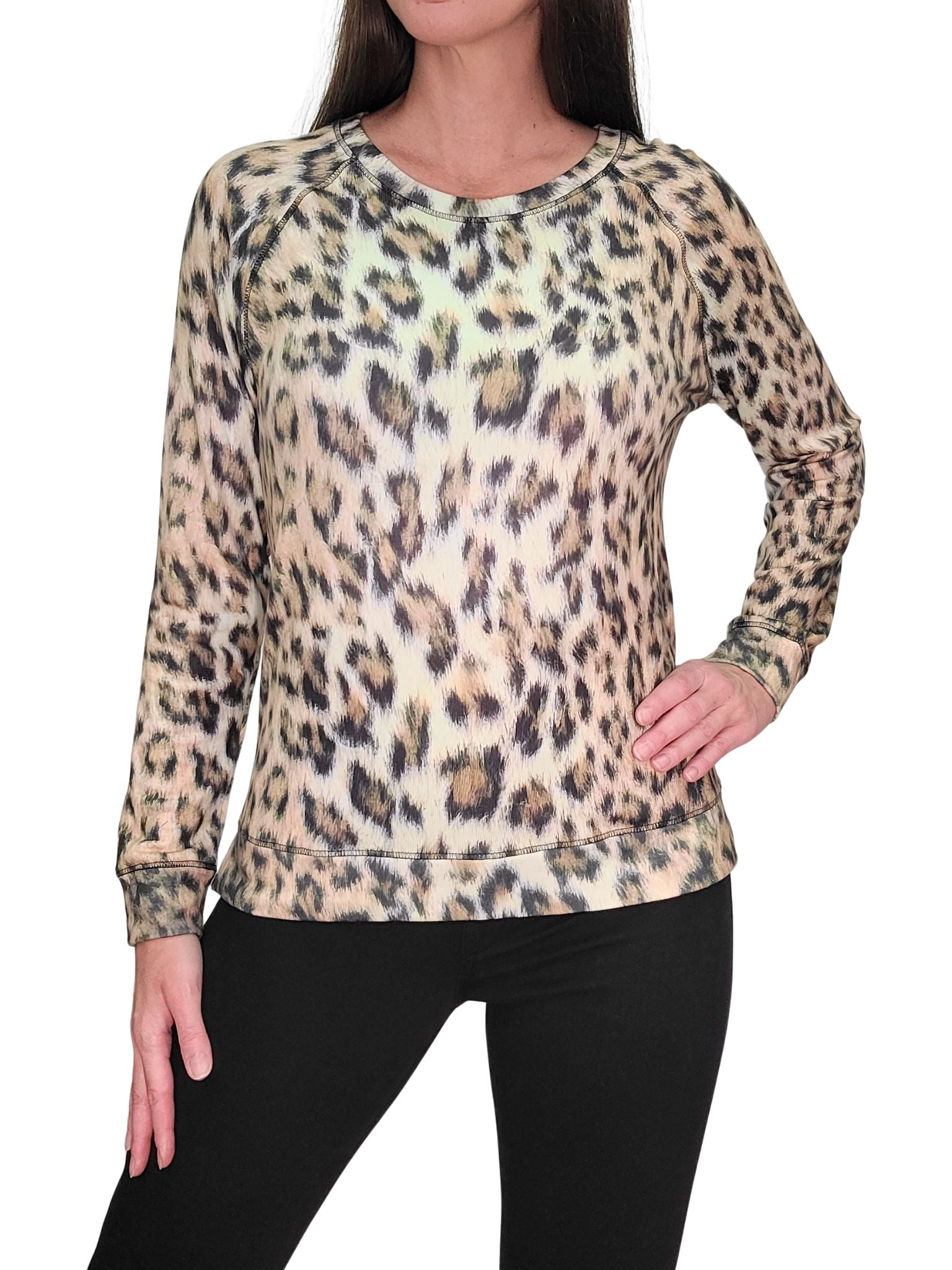 Long Sleeve 'Cat' Crew Neck Sweatshirt