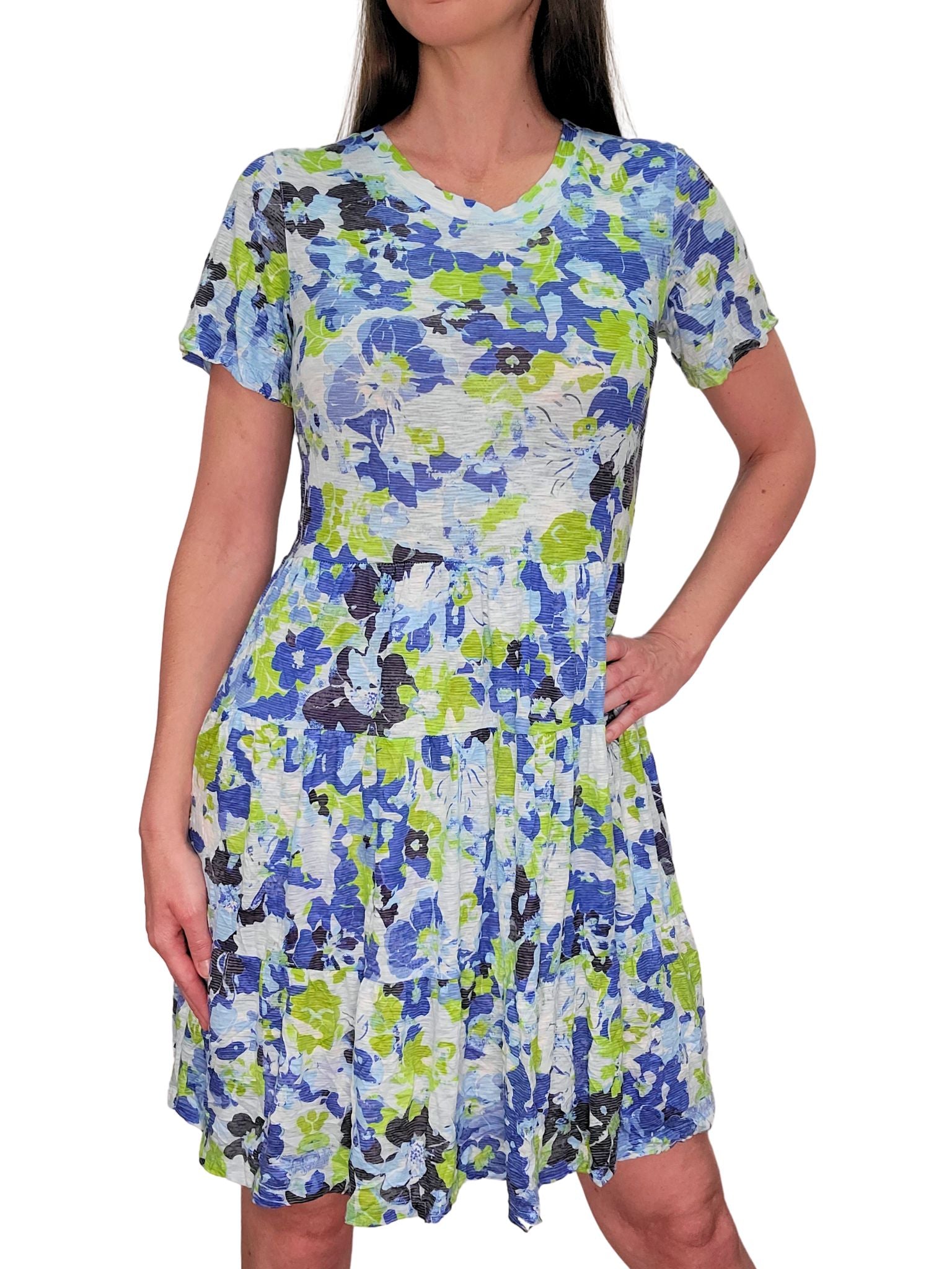 Crushed 'Bali' Babydoll Dress