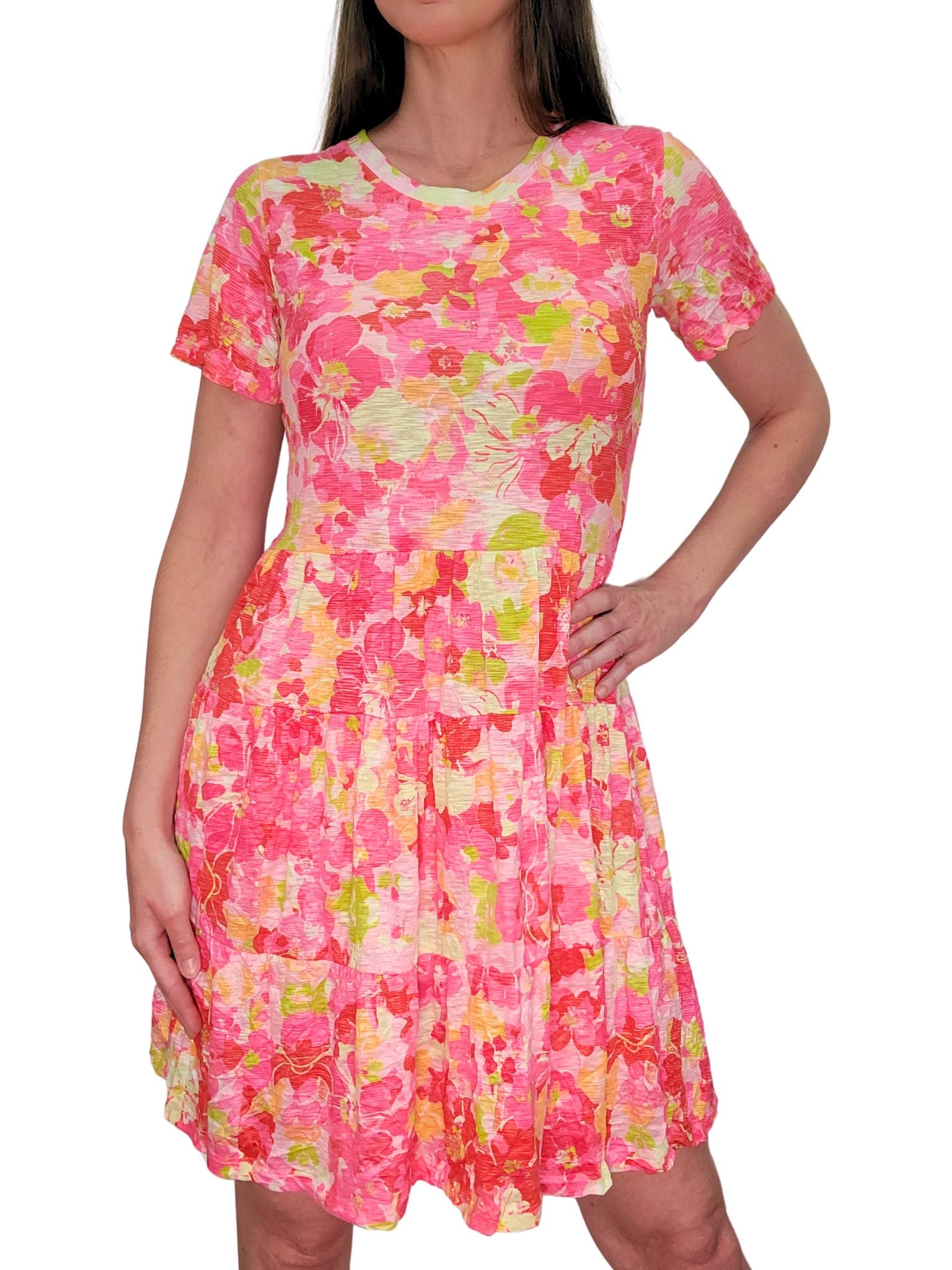 Crushed 'Fiji' Babydoll Dress