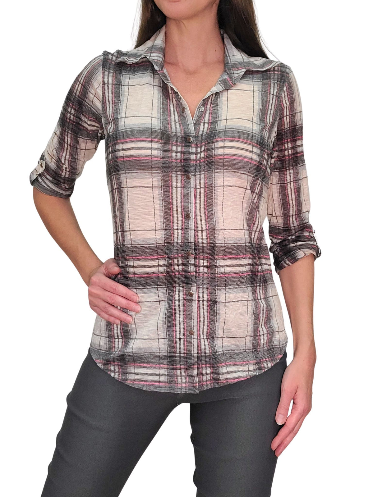 Crushed 'Smoke' Shirt