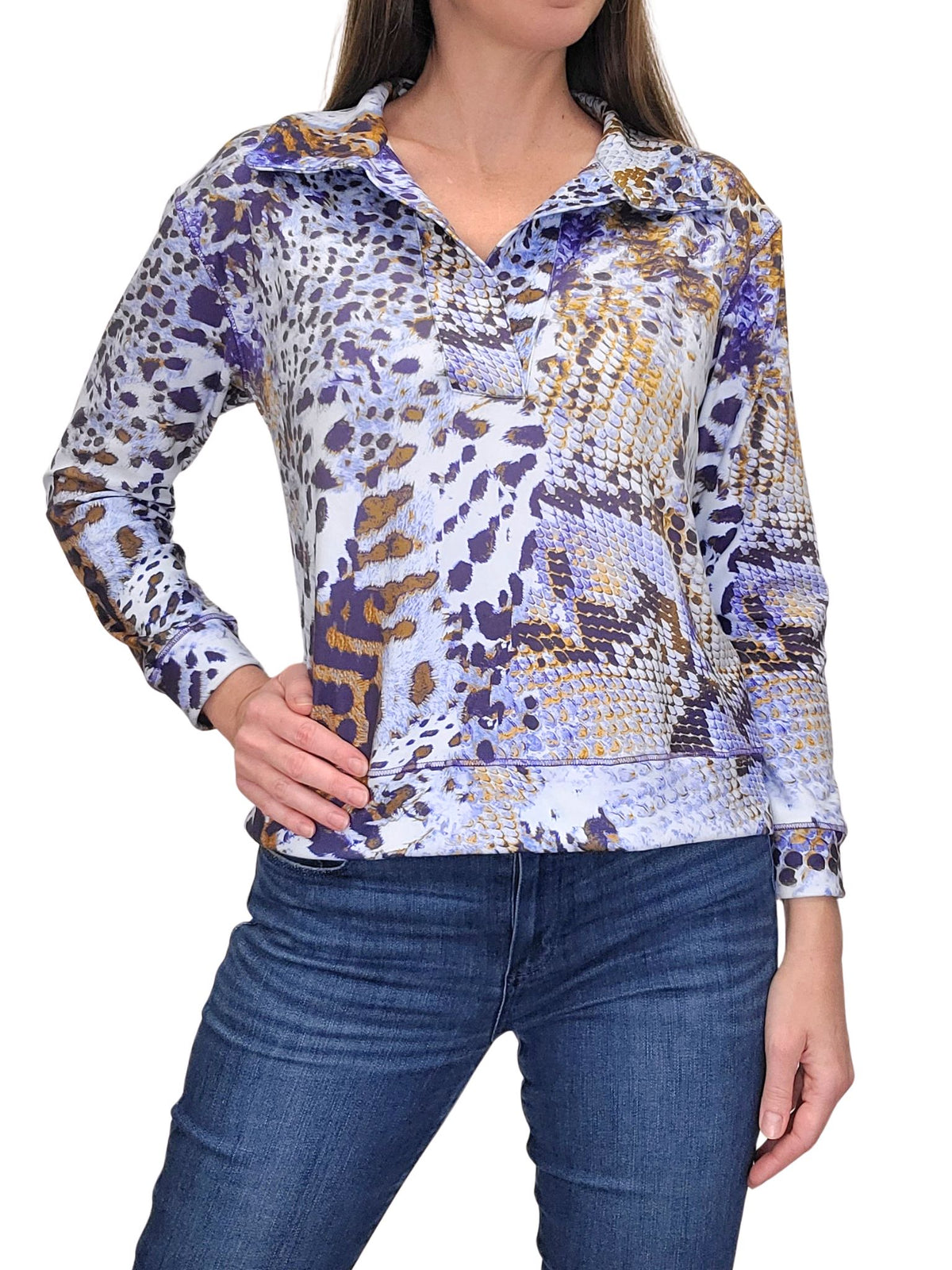 Kirschroter Hacci-Schal