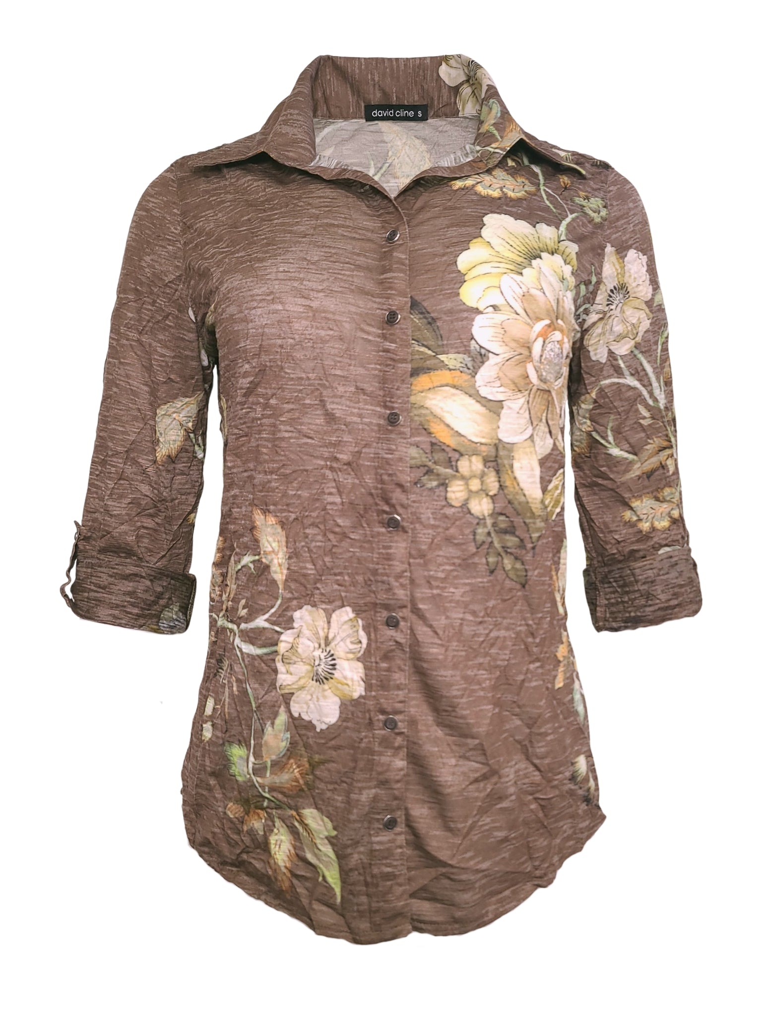Crushed 'Mocha' Shirt