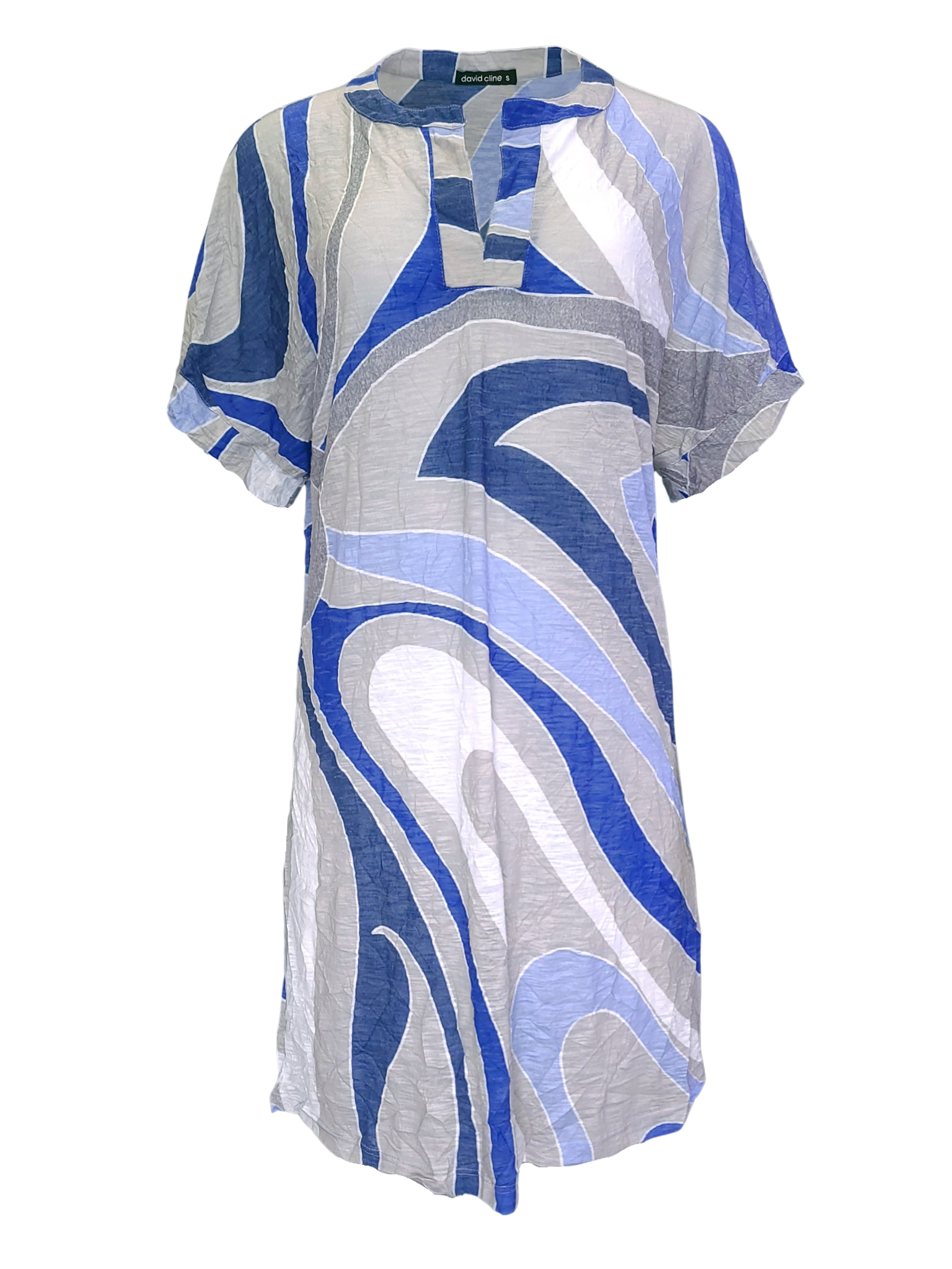 Crushed 'Peri' Shift Dress