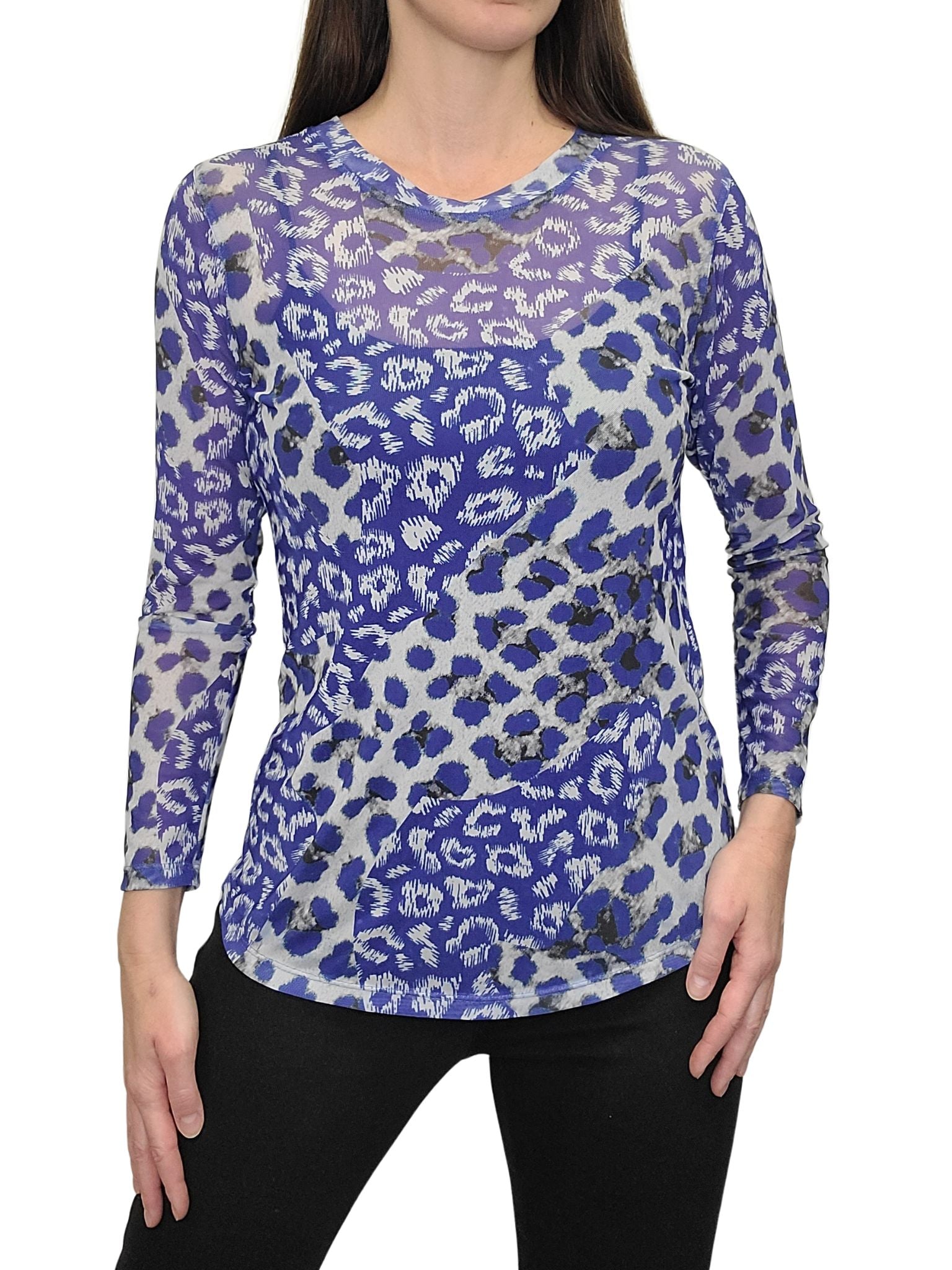 Long Sleeve Mesh 'Paw' Tee