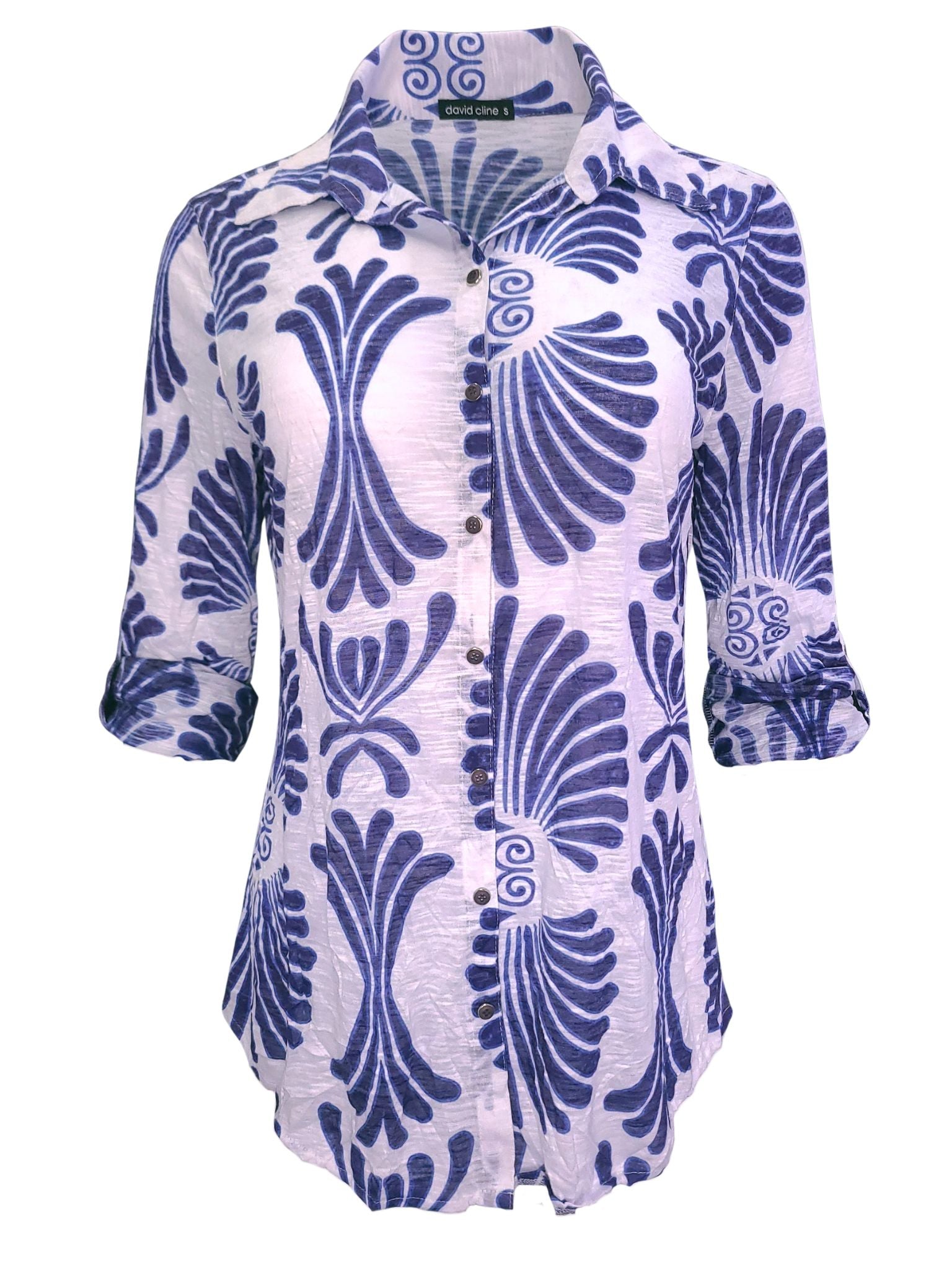 Crushed 'Navy' Shirt