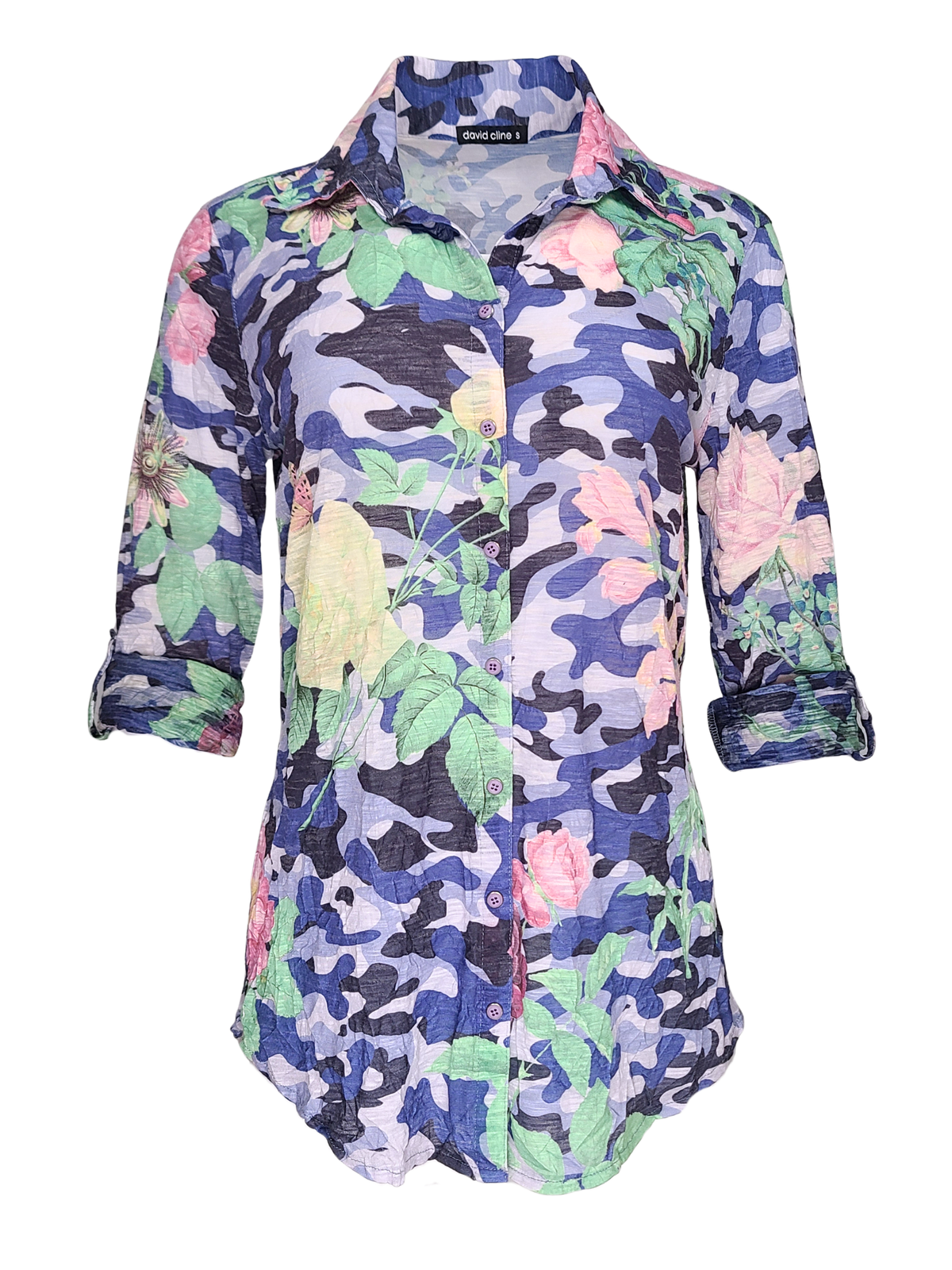 Crushed 'Cobalt' Shirt