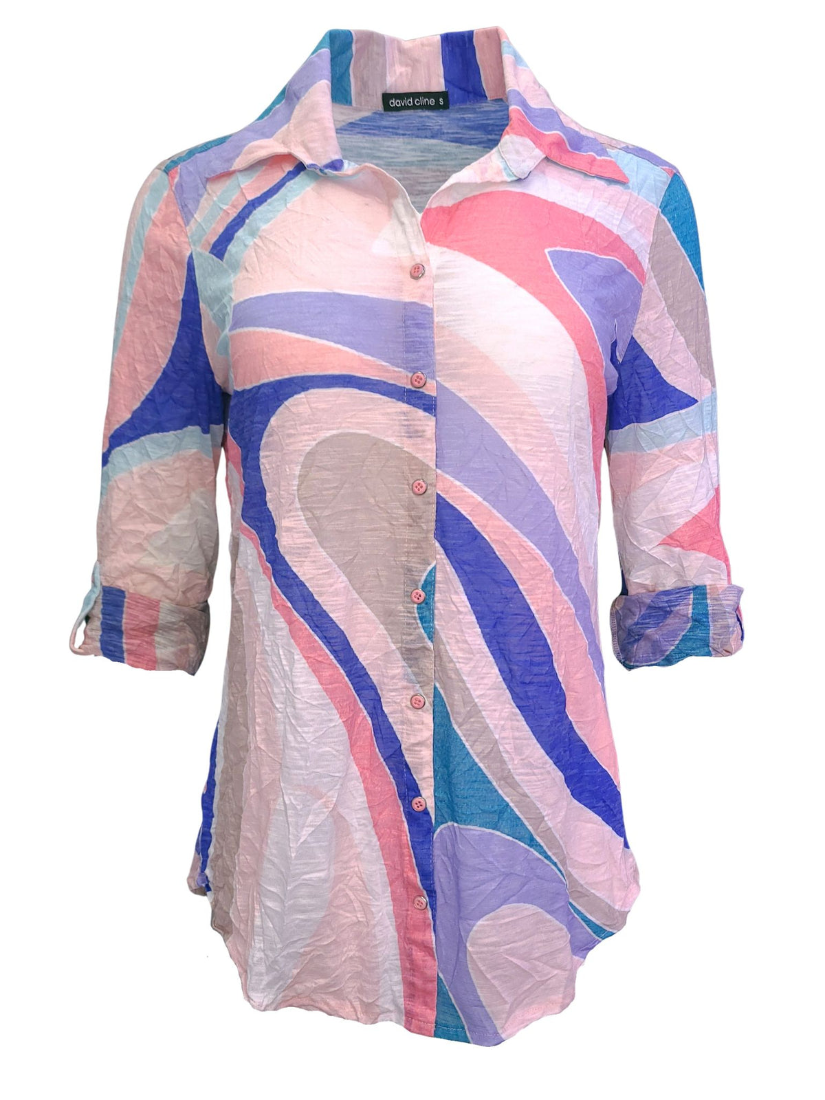 Crushed 'Pastel' Shirt L / 3/4