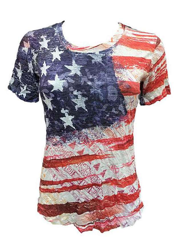 Crushed Flag Tee