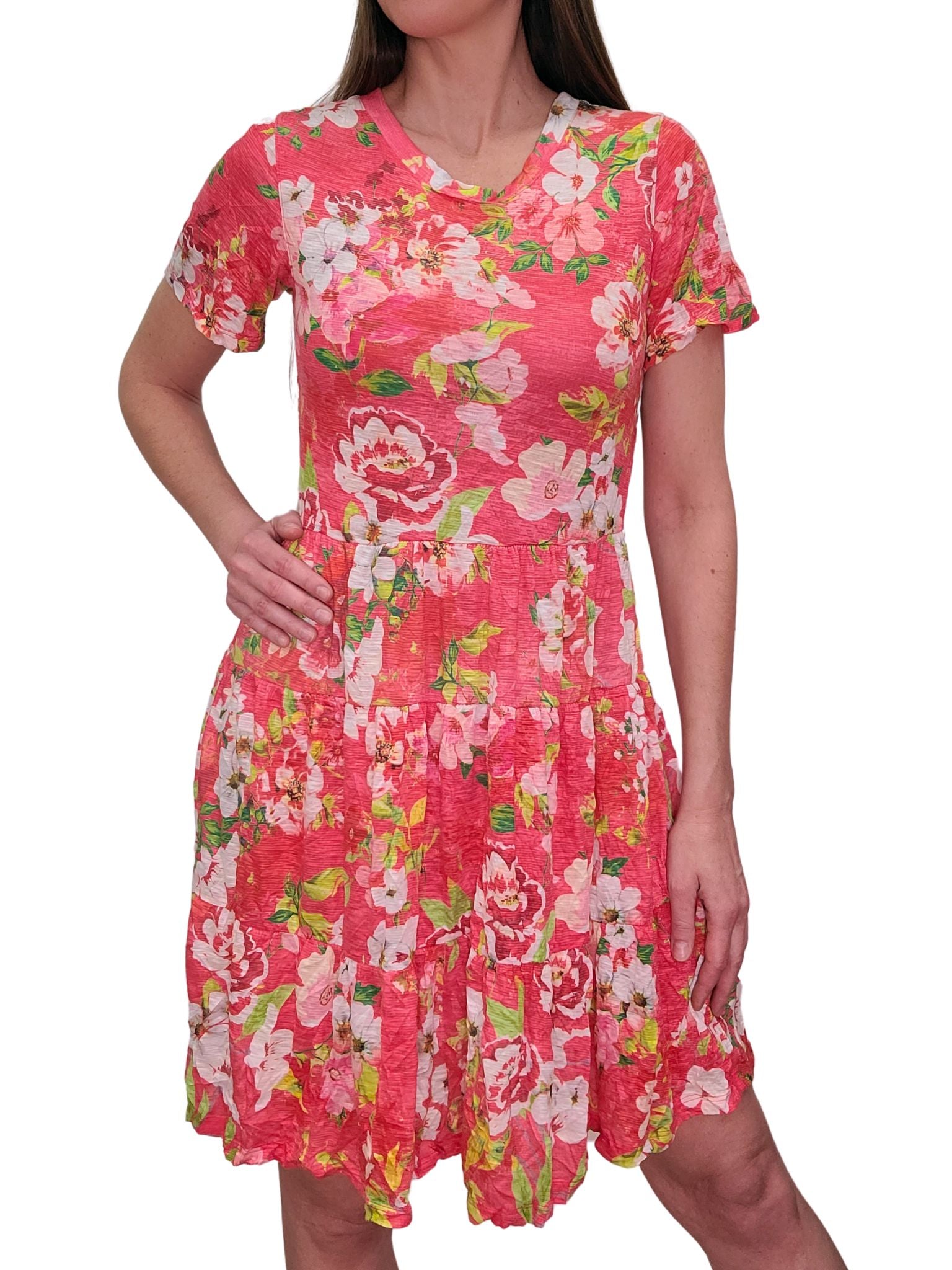 Crushed 'Rose' Babydoll Dress