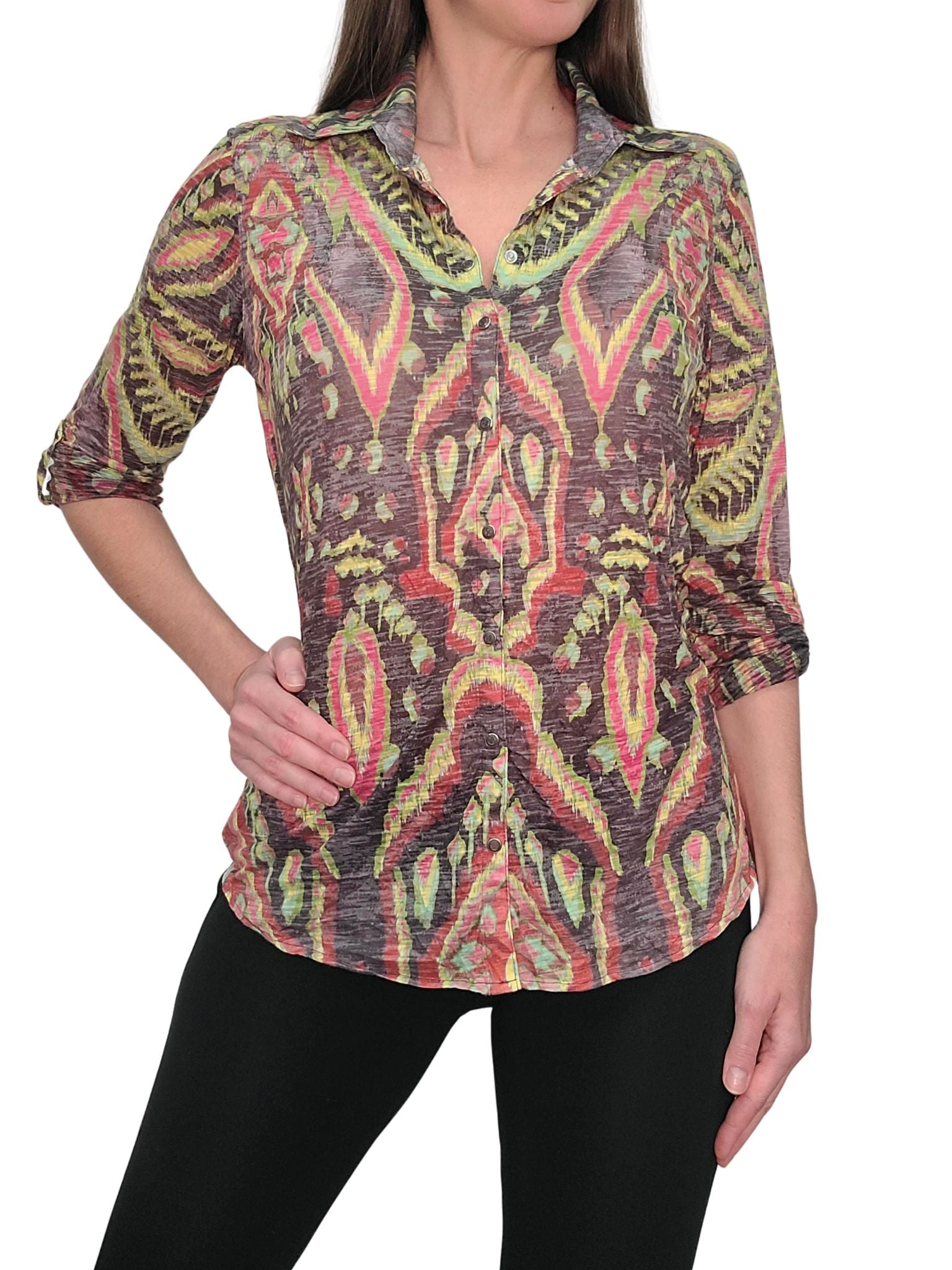 Crushed 'Aztec' Shirt