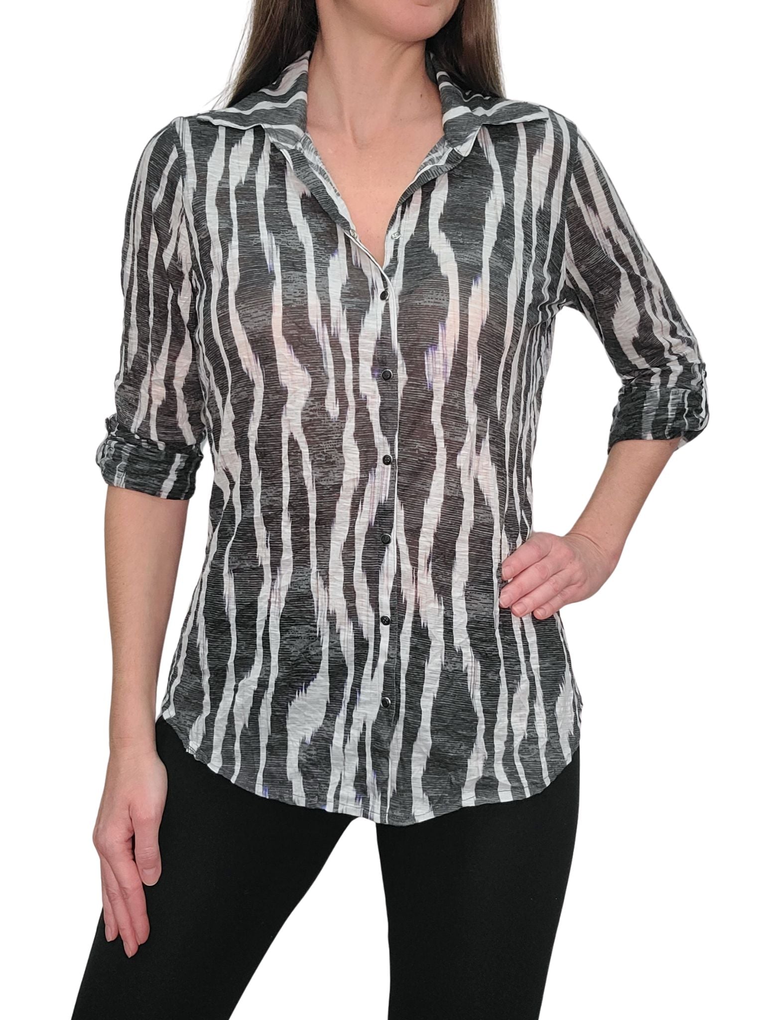 Crushed 'Lead' Shirt