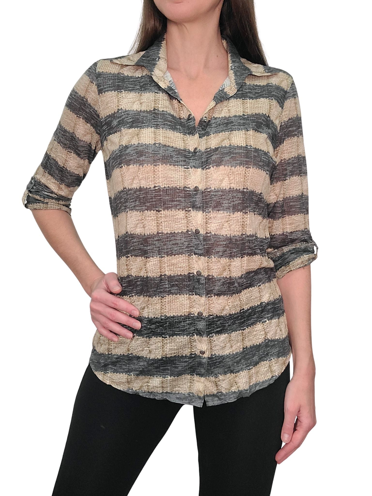 Crushed 'Sable' Shirt