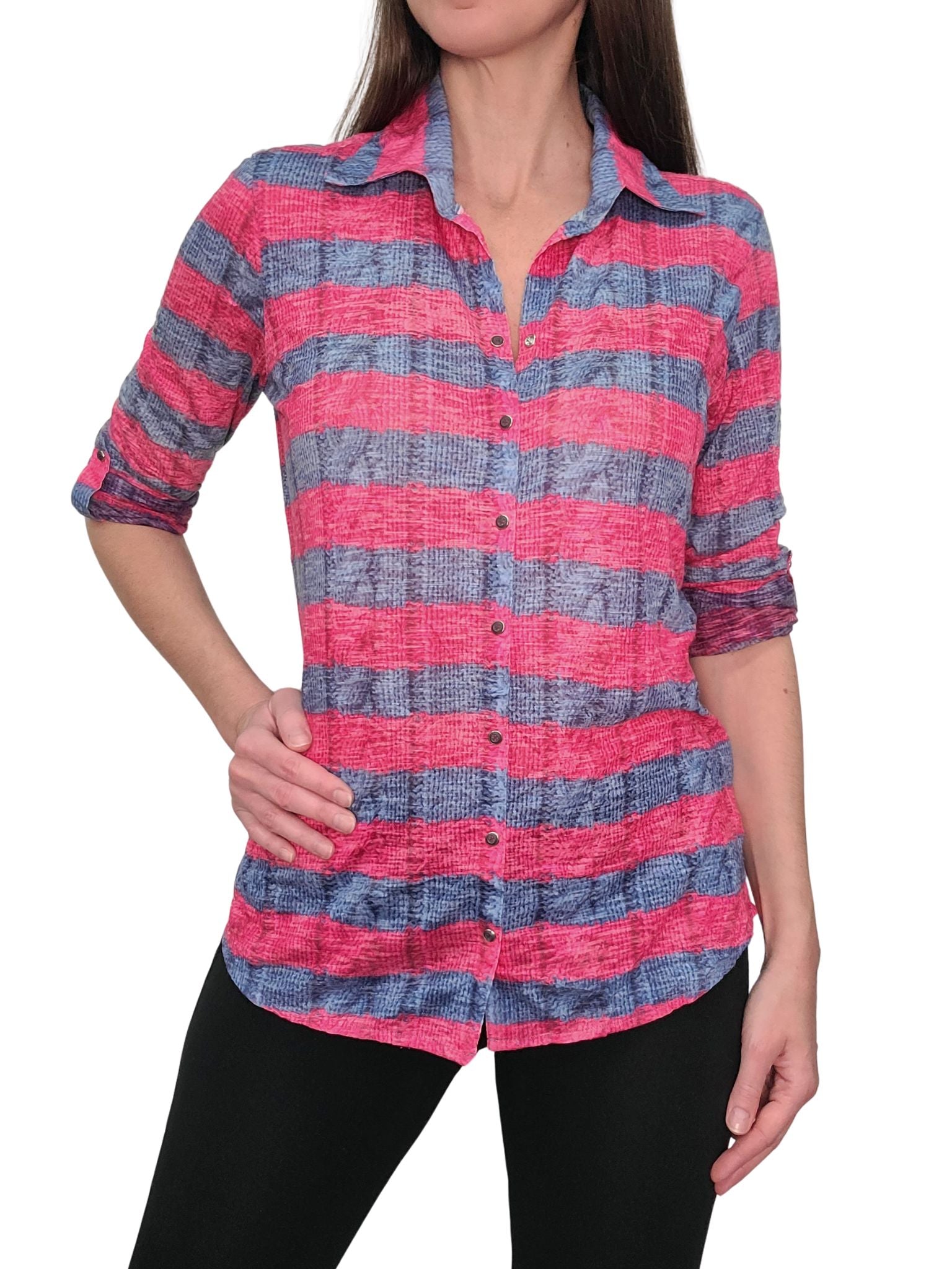 Crushed 'Cerise' Shirt