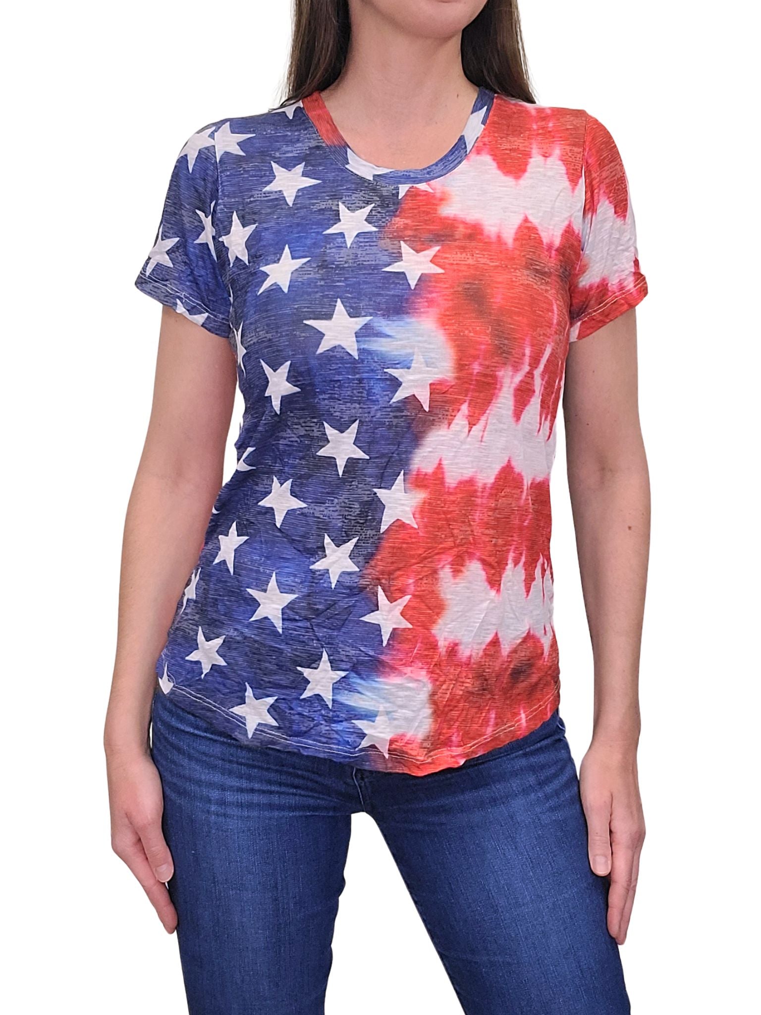 크러쉬드 스트라이프 크루넥