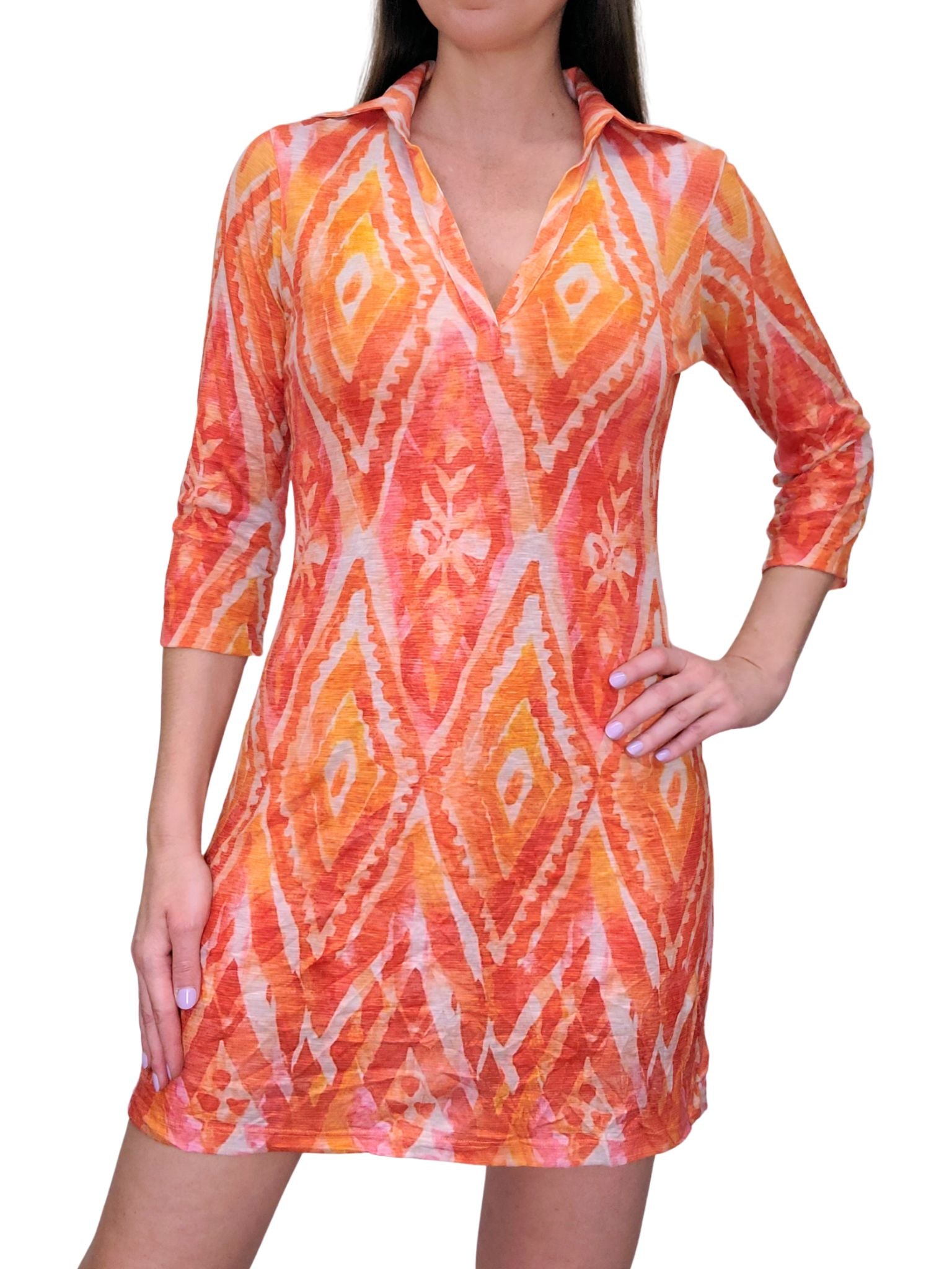 Crushed 'Crush' Polo Dress