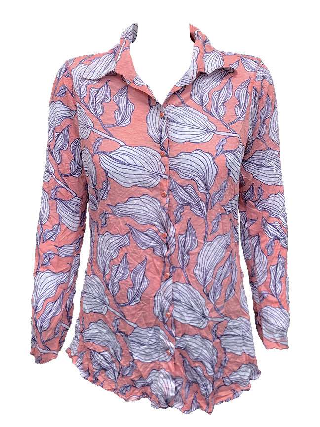 Lily Rocks Shirt Crushed Long Sleeve Lily Shirt – David Cline Online