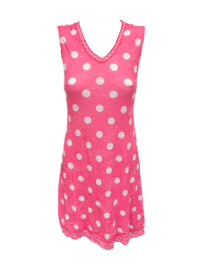 Crushed Blush Sleeveless Dress