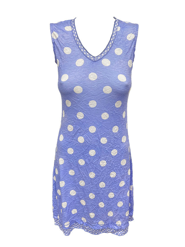 Crushed Peri Sleeveless Dress