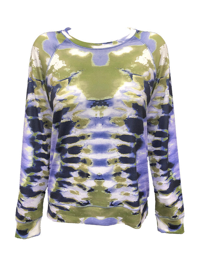 Long Sleeve Moss Crew Neck