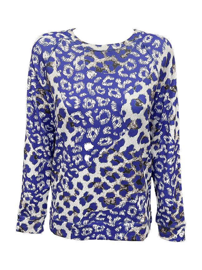 Soft Crew Neck Paw Sweatshirt