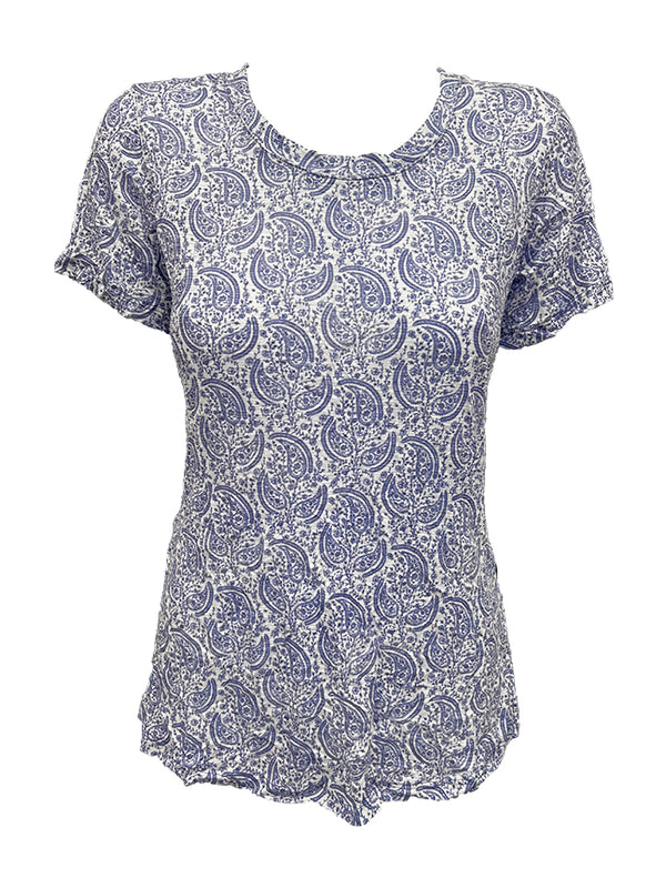 Crushed Mellow Paisley Tee
