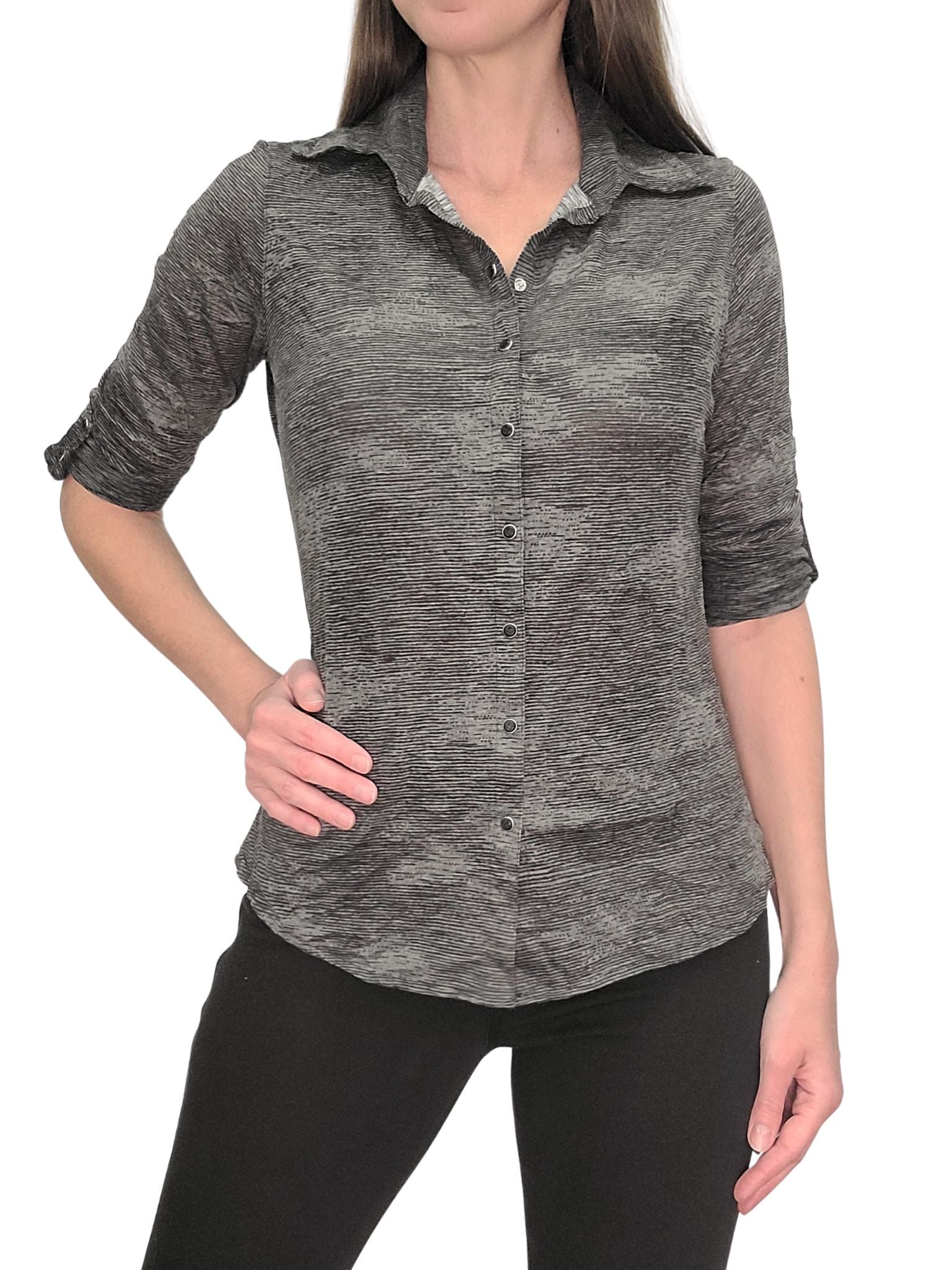 Crushed 'Soft Black' Shirt